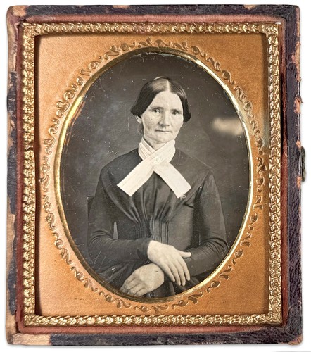 1850s woman with spirit - 1850s, orb