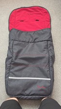 Silver Cross Footmuff Black And Red