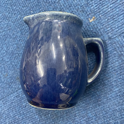 Denby stoneware half - pint, blue