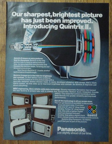 1976 panasonic quintrix - panasonic,