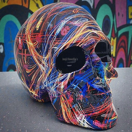 Supernova skull ornament - supernova,