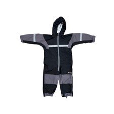 Oaki Kids All Weather Play Suit Outdoor Rain Suit Black Grey Size 3T