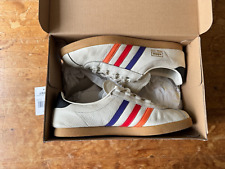 MENS ADIDAS VHS x SIZE? TRIMM STAR WHITE UK 11 LACE UP SHOES TRAINERS W/ BOX VTG