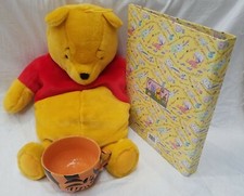 Winnie The Pooh Disney Plush Pyjama Case Holder Tigger 3D Mug & Binder Bundle x3
