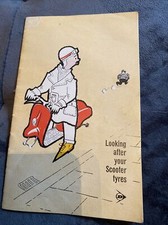 Dunlop Scooter Tyres Book Vespa Lambretta 
