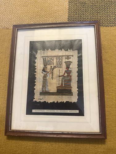 Framed vintage egyptian - vintage,