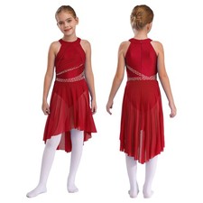 Kids Girls Rhinestone Leotard