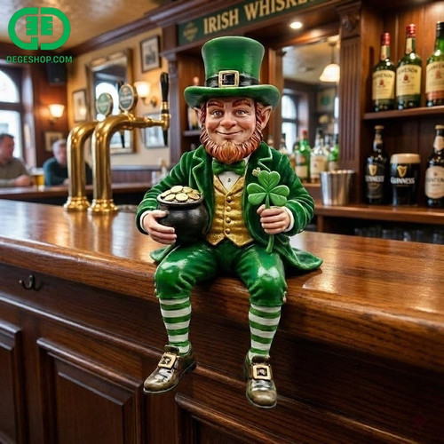 Leprechaun figurine resin - leprechaun,