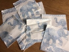 Loom & Last Linen Fabric Patchwork Crafts 6” x 6” Each One 10 Pieces UNUSED