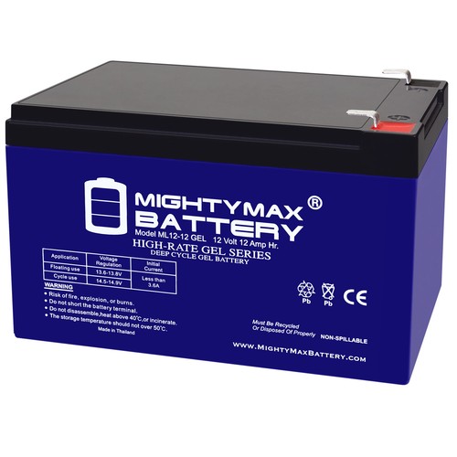 Mighty max 12v 12ah - mighty, gel