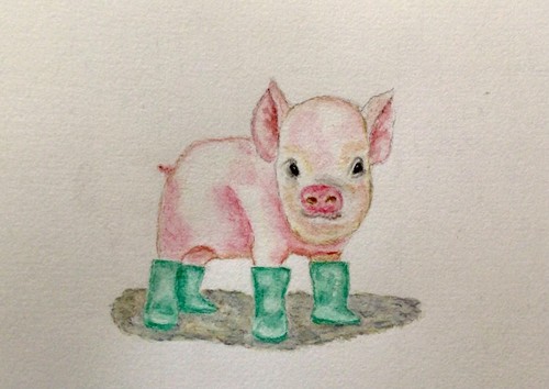 Original watercolor painting - watercolor,