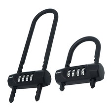 4 Digit Adjustable D Shape Lock Bike Motorcycle Shed Security Short Long Shackle