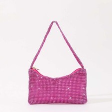 Mini Glitter  Shoulder Bag Shiny Rhinestone Hand Bag Evening Banquet Bag Women.