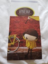 JANIE NABBE AMIGURUMI LITTLE LILLY DOLL 4" TOY CROCHET PATTERN SEE DESC GOOD