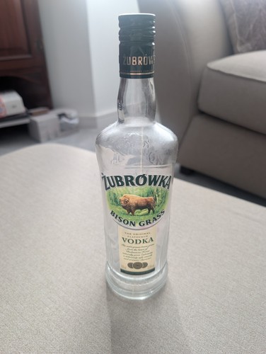 Empty zubrowka bison - zubrowka,