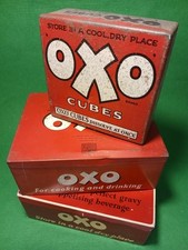 A Trio Of Vintage OXO Tins