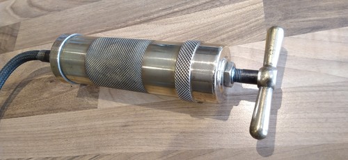 Vintage enots oil grease gun - enots,