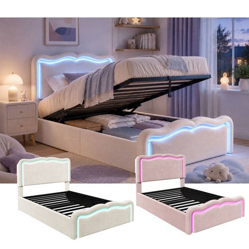Single ottoman bed frame - single,