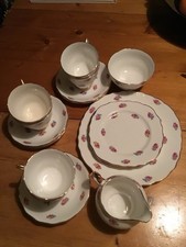 VINTAGE CROWN REGENT BONE CHINA in PERFECT CONDITION 