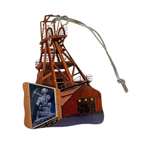 Colliery wheel christmas tree - wheel,