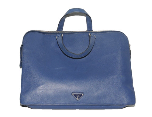 Prada emerald blue saffiano - prada,