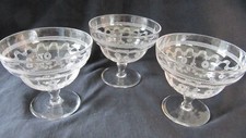 3 Vintage Pall Mall Glass
