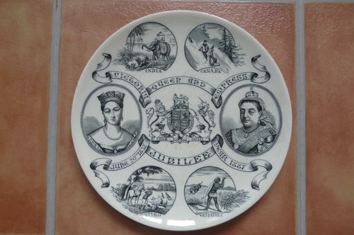 Antique commemorative plate - antique,