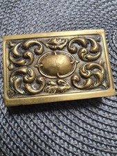 Solid Brass Match, Vesta Box