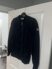 Fila Terrinda Track Top in Navy Blue. Size Medium