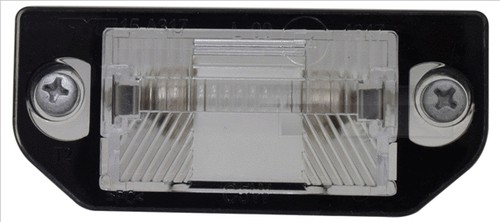 Licence plate light - light, vw