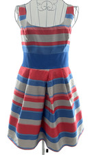 Wedding Races dress UK Size 14 Pink Blue Grey Ladies Special Edition Red Herring