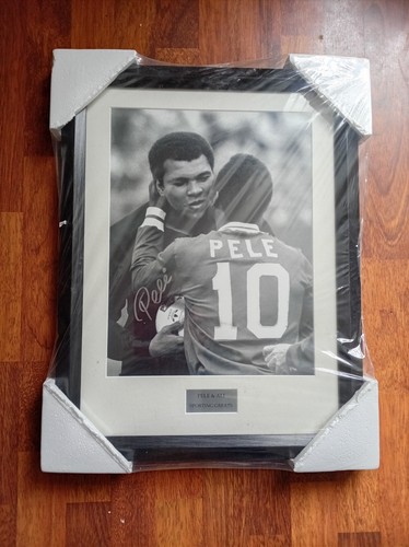 Muhammad ali and pele signed - and,