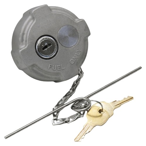 Locking fuel cap with - 1/4",