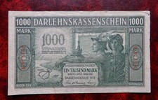 GERMANY  LITHUANIA 1000 Mark 1918  Occupation Of Lithuania WWI - KOWNO 1918