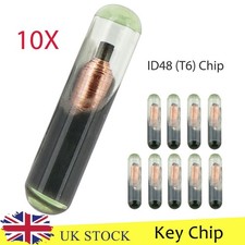 10x Remote Key Fob T6 ID48 Transponder Chip For Volkswagen Audi Seat Skoda Volvo