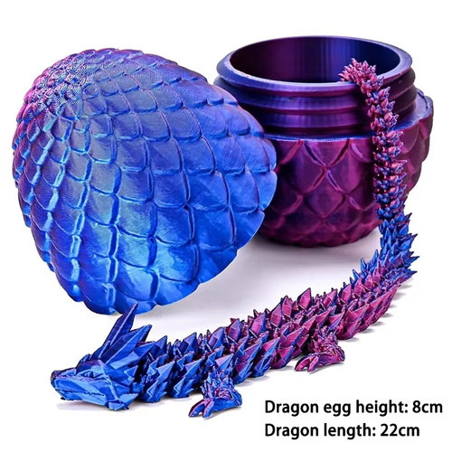 Printed dragon egg toy - printed,