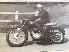 BSA C15 TEST PERIOD 1984 MOTORCYCLE MAGAZINE ARTICLE.