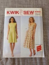 Dress Sewing Pattern Kwiksew K4097 Size 8 To 20 Uncut