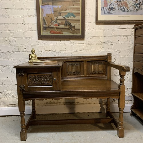 Vintage hall seat - hall, settle