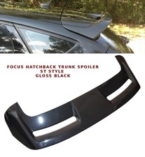 FOR FORD FOCUS HATCHBACK REAR SPOILER ST STYLE SPOILER GLOSS BLACK 2012-2013