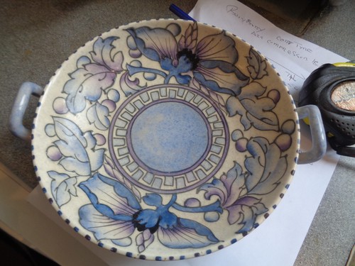 Charlotte rhead footed dish - charlotte, dish,