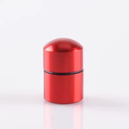 Magnetic red nano geocache - red,