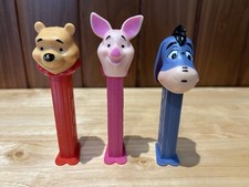 WINNIE THE POOH EEYORE PIGLET VINTAGE PEZ DISPENSERS