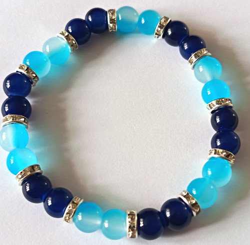 Blue light - blue, glass