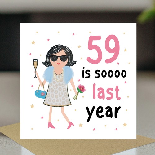 Funny 60th birthday card for - funny,