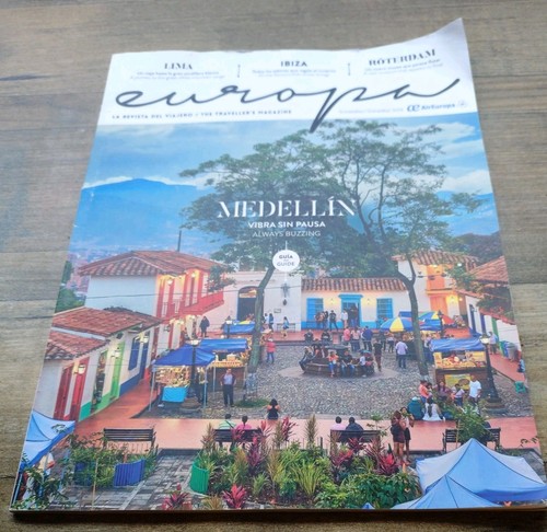 Air europa flight - in-flight, magazine