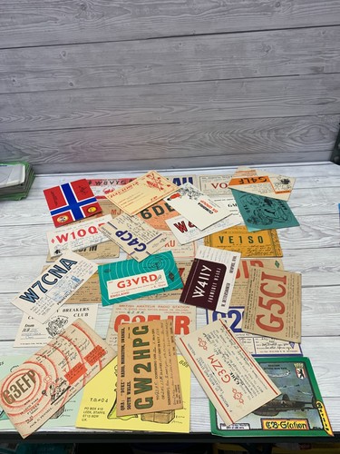 Vintage 1930s 1940s qsl cards - 1930s,