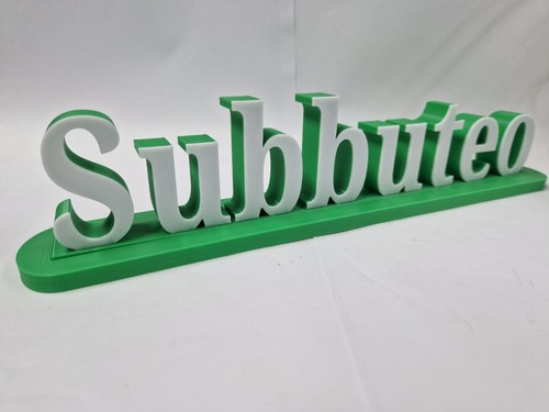 Subbuteo green white - subbuteo, 3d