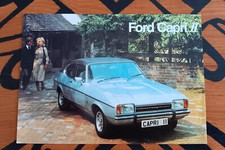 Ford Capri Mk II Ghia POSTCARD (1975) Vintage Ad Gallery No. 72