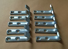 12 x Rope Hooks Zinc Plated Steel Horsebox Trailers Truck HGV Tractor Tie Down